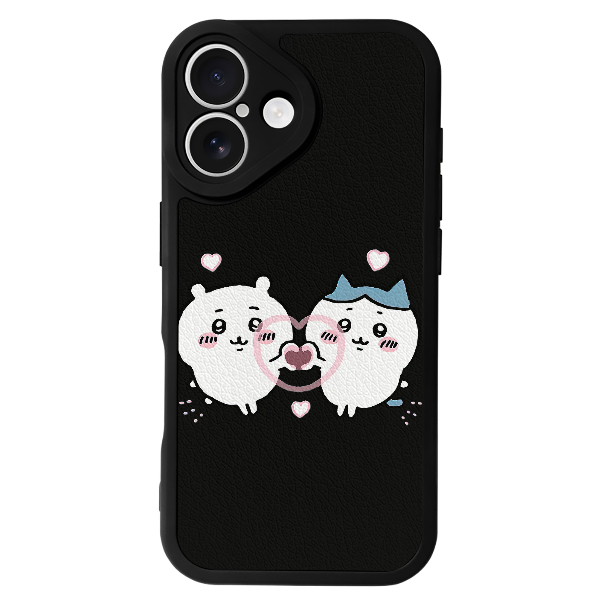 （画像用） ちいかわ ちいかわ Chii-kawa chiikawa 【iPhone 16シリーズ対応】シリコンスマホケース（レザー調） 材質：シリコン